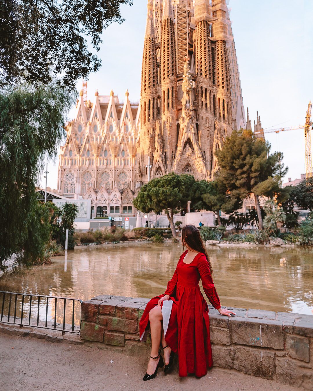 Sondeflor Carmen dress in burgundy, by DancingTheEarth