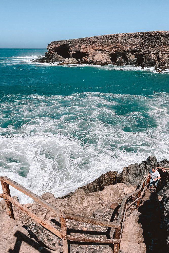Staircases to Ajuy caves by Dancing The Earth
