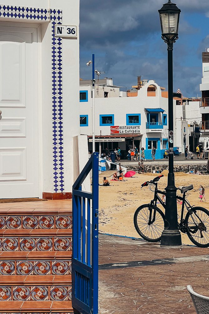 Corralejo, bike and light, by Dancing the Earth
