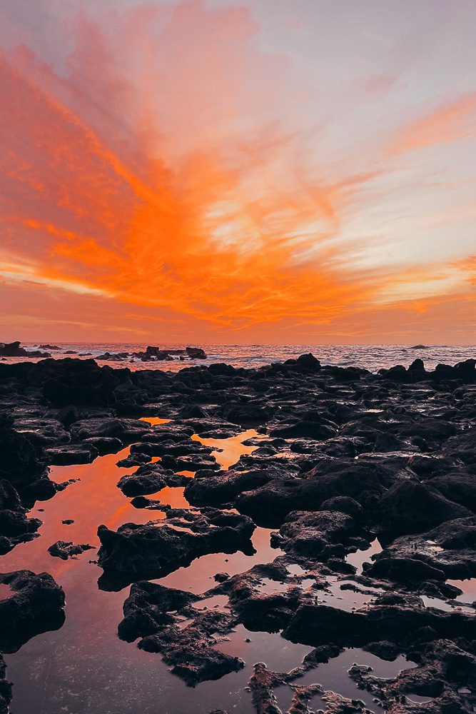 Sunset from La Concha, El Cotillo, by Dancing the Earth