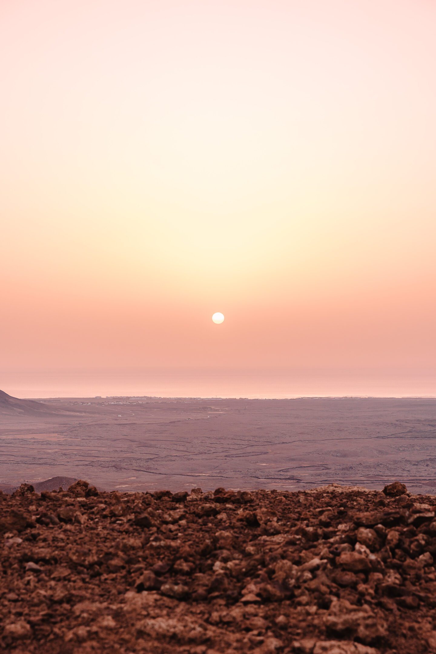 Sunset from Calderon Hondo, Fuerteventura, by Dancing the Earth