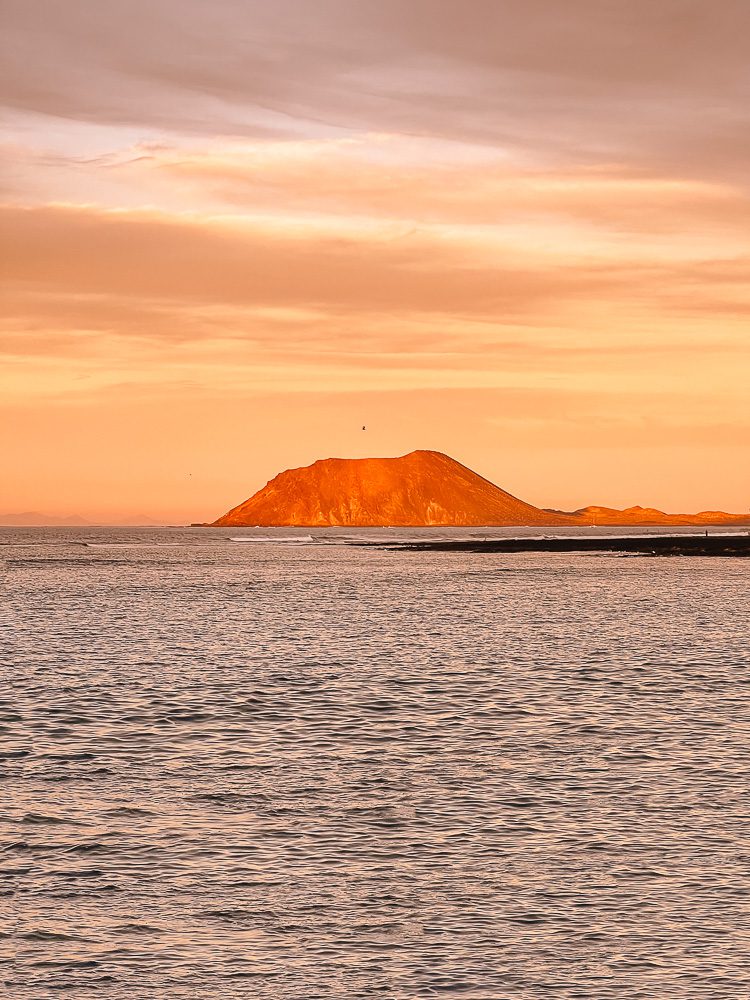 Corralejo, sunset on Lobos Island, by Dancing the Earth