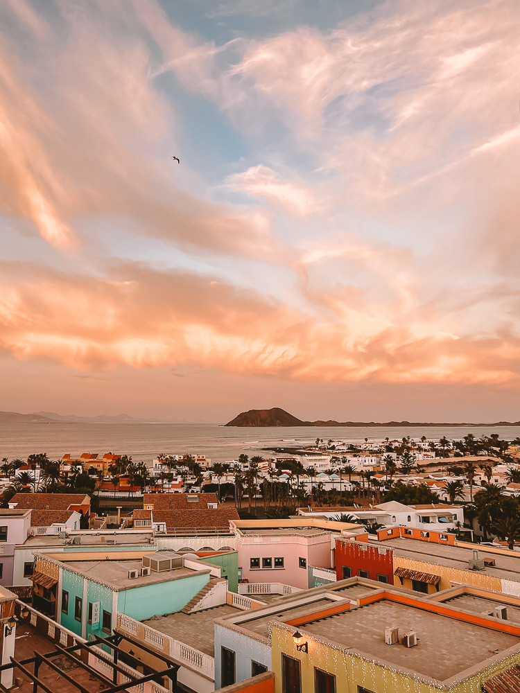 Fuerteventura, Corralejo, Sunset from Campanario, by Dancing the Earth