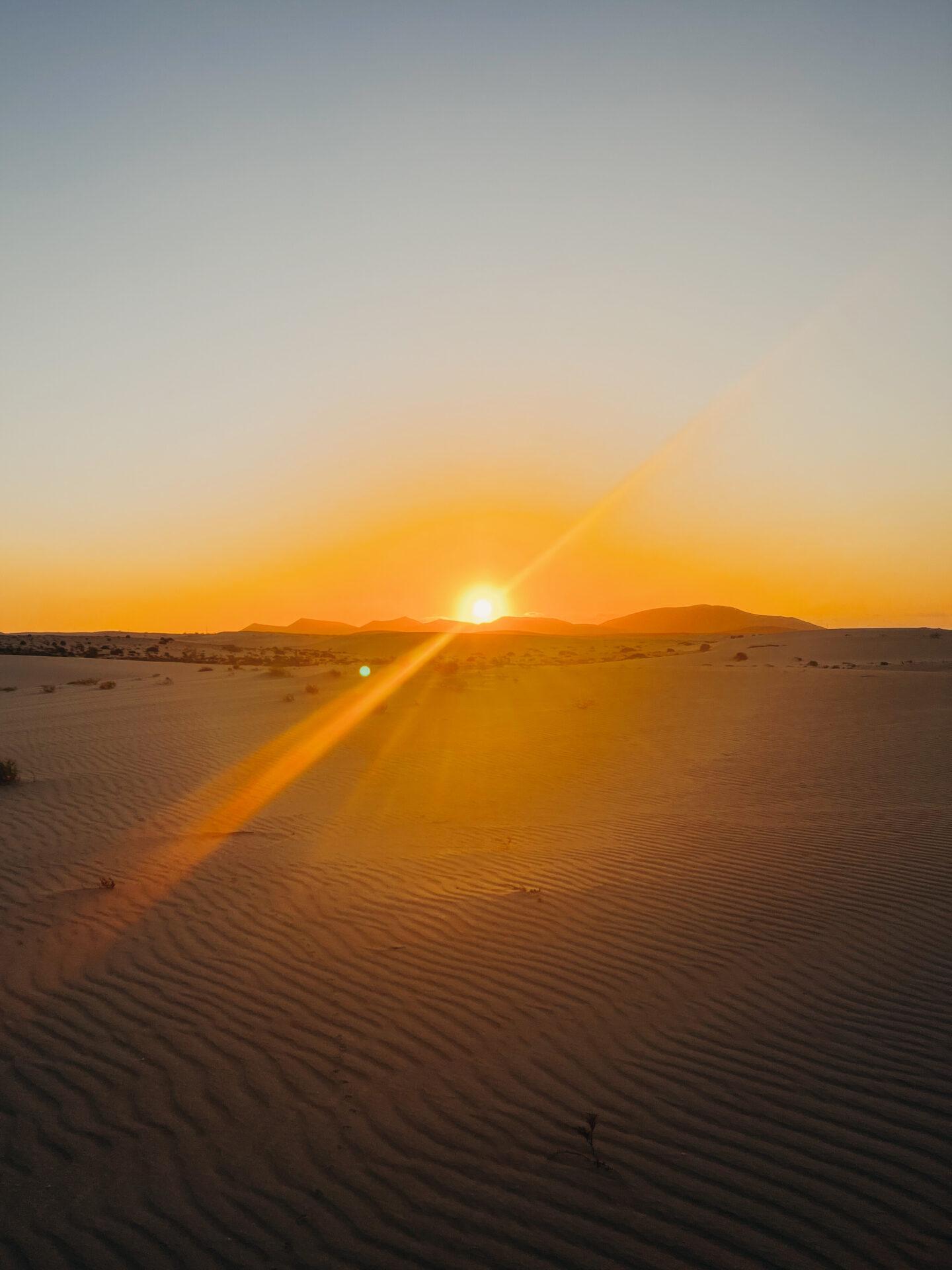 Sunset on the Dunas de Corralejo, by Dancing the Earth