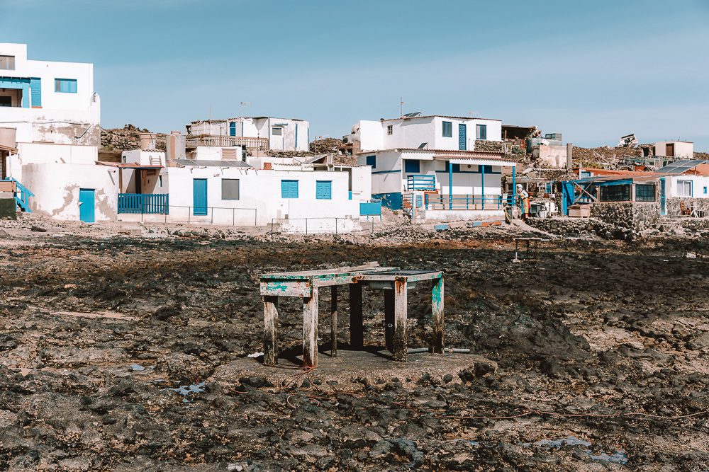 Fishing tables and Majanicho village, by Dancing the Earth