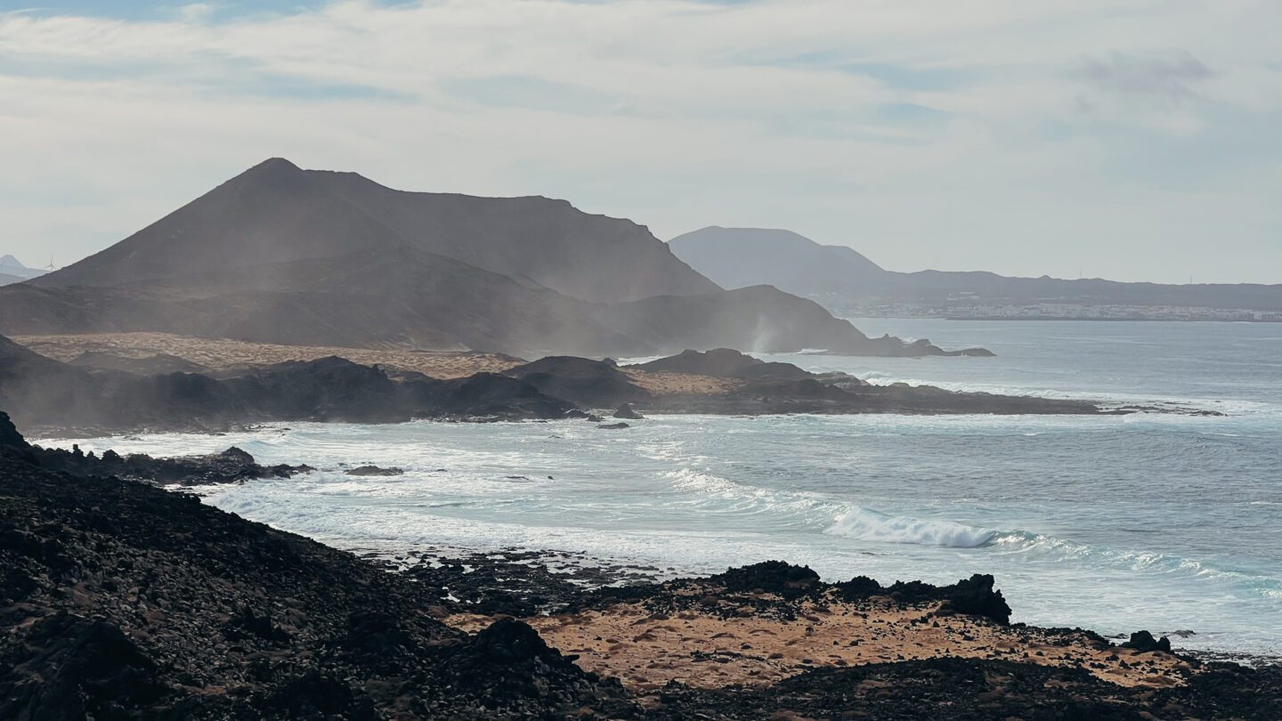 Lobos Island volcano, by Dancing the Earth