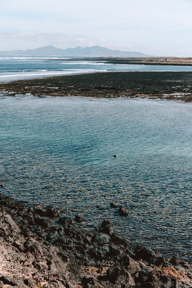 Majanicho ocean and Lanzarote, by Dancing the Earth