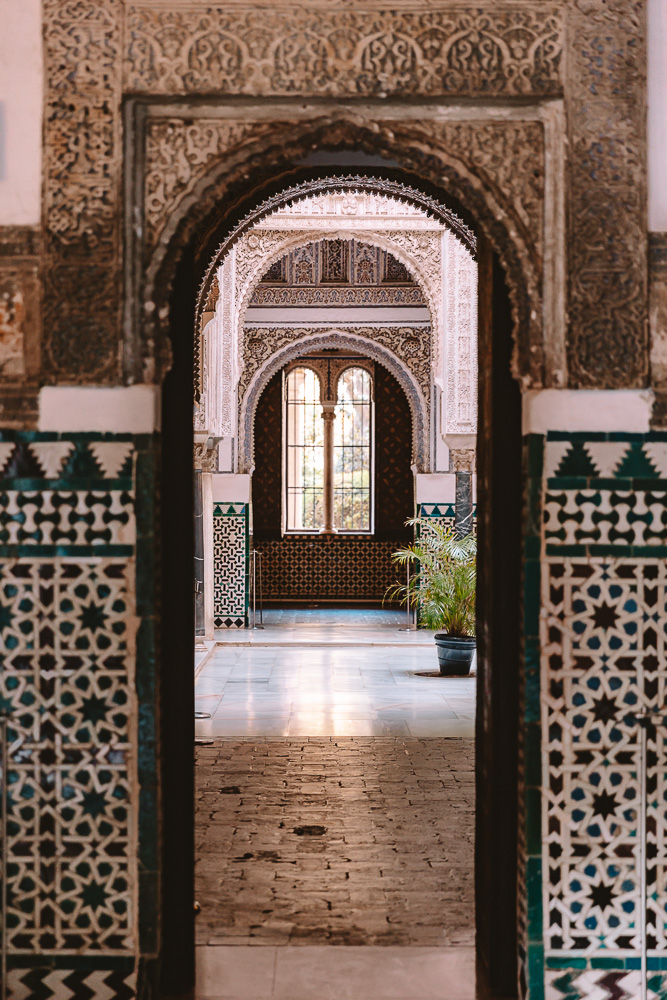 Seville weekend itinerary, Real Alcazar arches, by Dancing The Earth