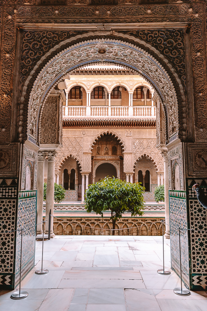 Seville weekend itinerary, Real Alcazar door details, by Dancing The Earth