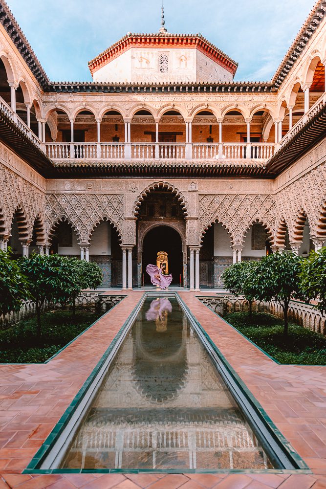 Seville weekend itinerary, Real Alcazar Patio de las Doncellas, by Dancing The Earth
