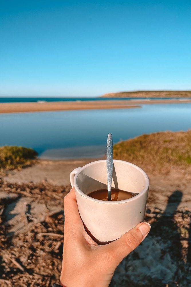 Andalusia road-trip, coffee on the beach of Bolonia, by Dancing the Earth