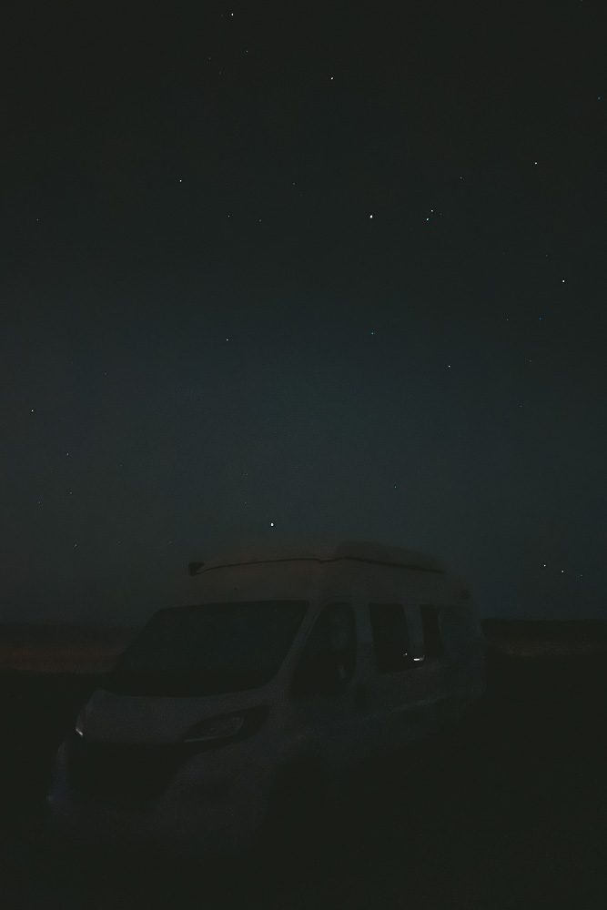 Andalusia road-trip itinerary, Bolonia, night stars, by Dancing the Earth