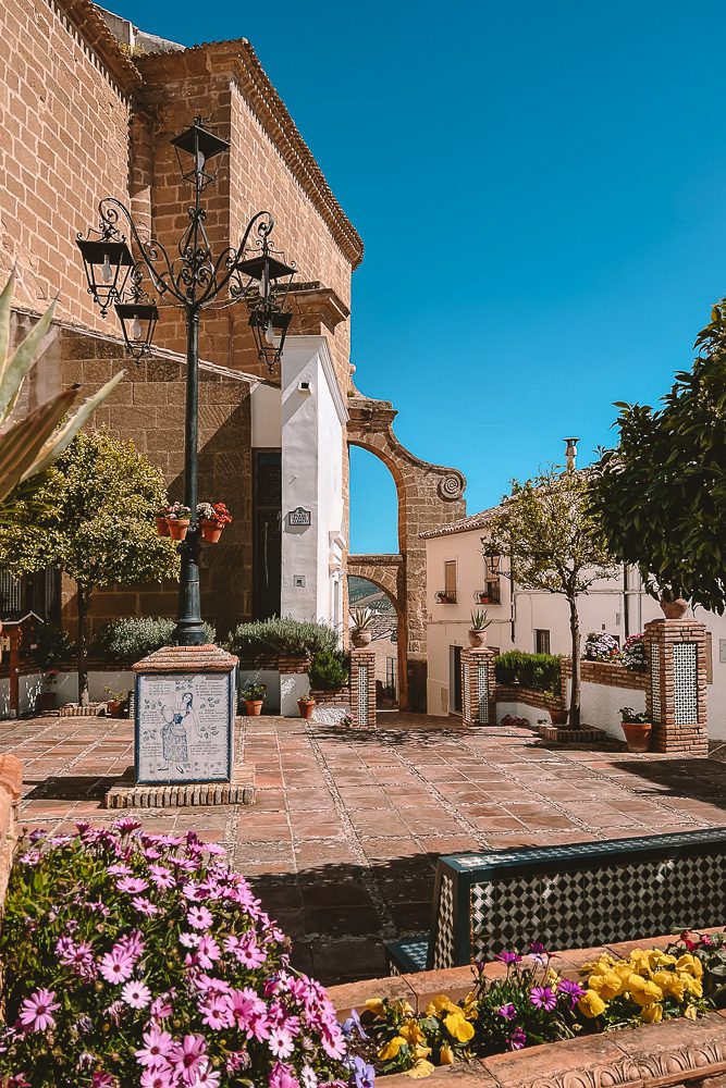 Andalusia road-trip itinerary, Iznajar Plaza Rafael Alberti, by Dancing the Earth