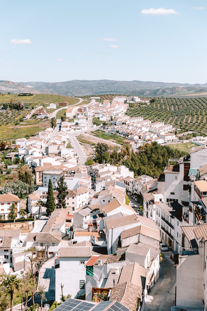 Andalusia road-trip itinerary, Iznajar view from Plaza Nueva, by Dancing the Earth