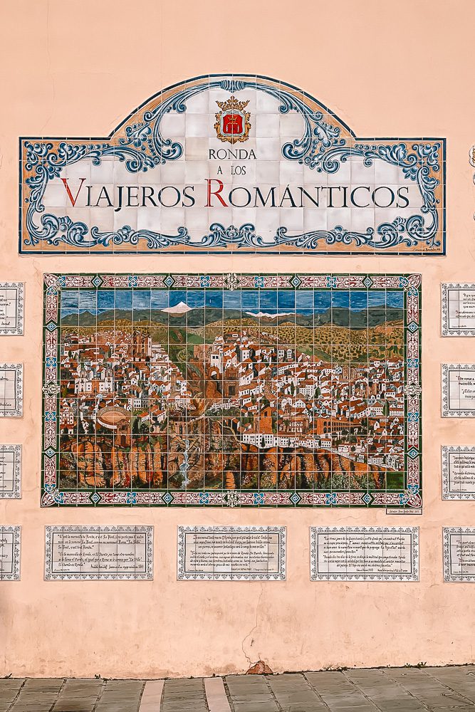 Andalusia road-trip itinerary, Ronda tiles, by Dancing the Earth