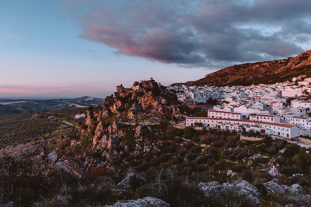Andalusia road-trip itinerary, Zuheros from Sendero Canon del rio Bailon, by Dancing the Earth