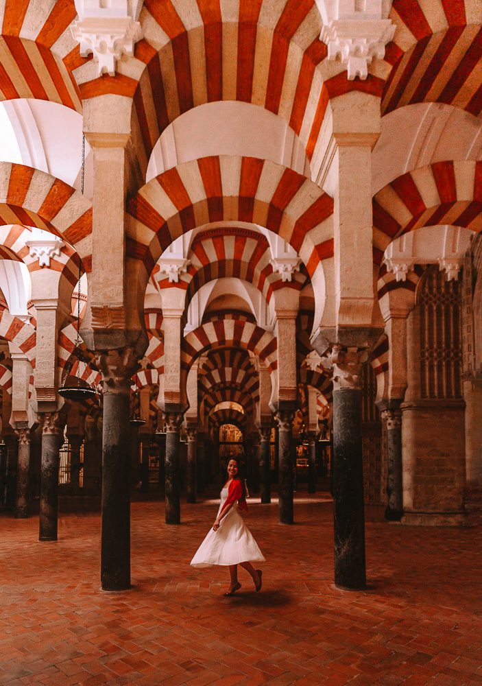 Cordoba Mezquita old arches by Dancing the Earth