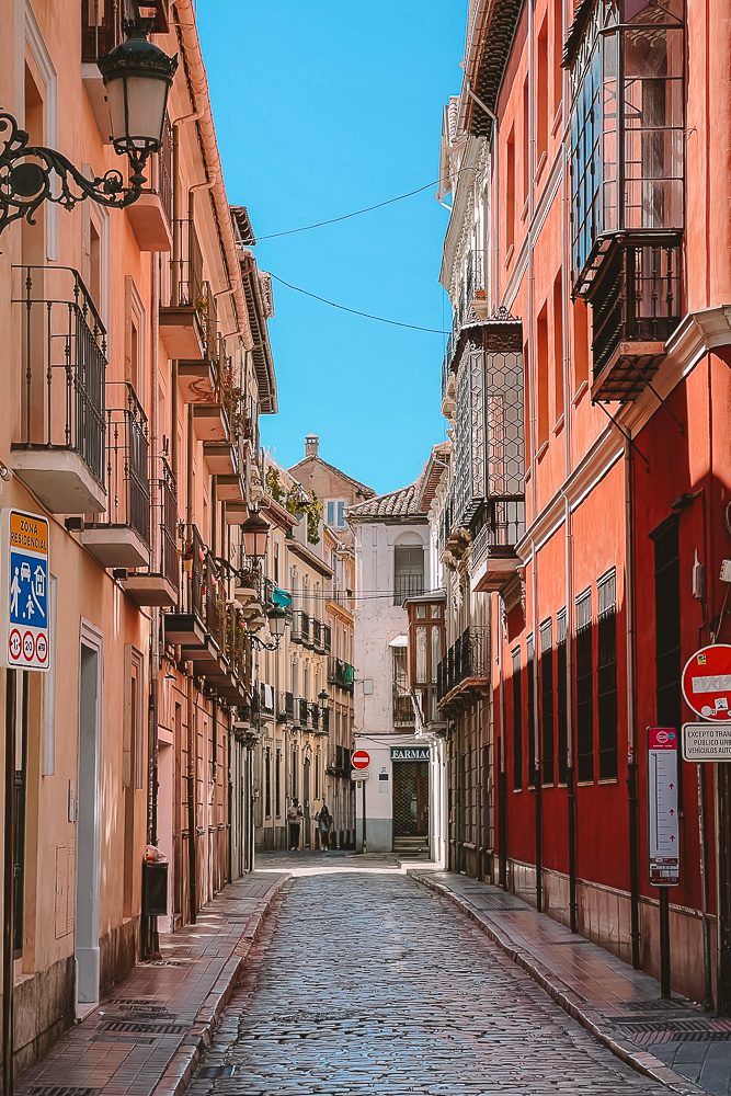Granada colorful street by Dancing the Earth