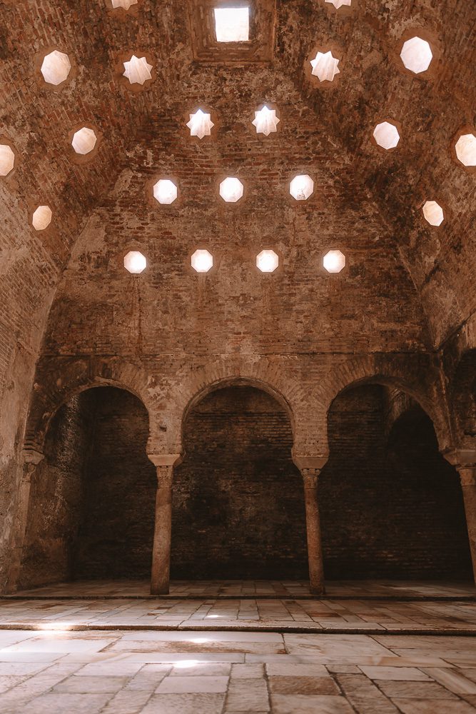 Granada weekend itinerary, Albaicin arab baths by Dancing the Earth
