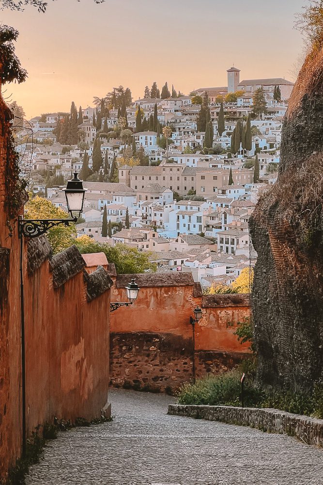 Granada weekend itinerary, Albaicin when leaving Alhambra by Dancing the Earth