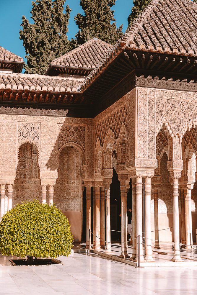 Granada weekend itinerary, Alhambra patio of Nasrid Palace by Dancing the Earth