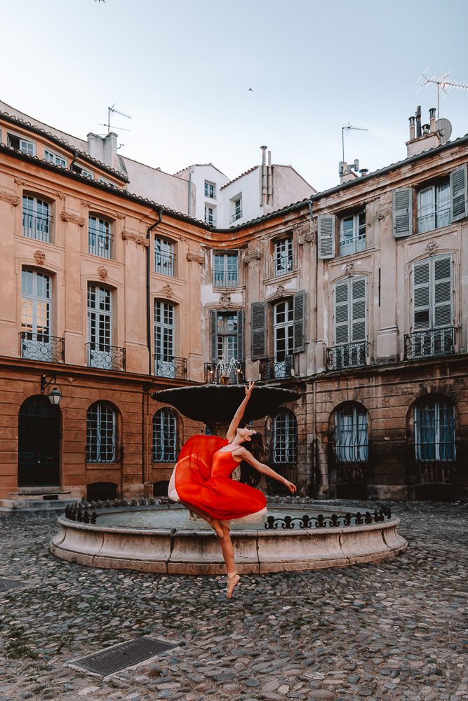 Provence Ultimate Itinerary, Aix-en-Provence, Place d'Albertas, by Dancing the Earth