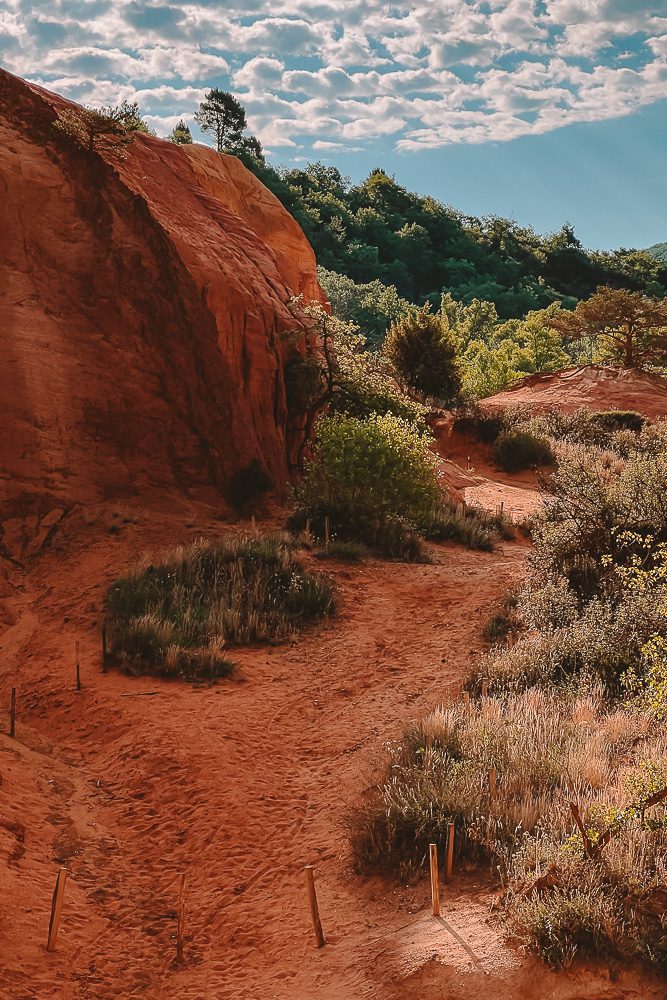 Provence Ultimate Itinerary, Colorado Provencal red ochre, by Dancing the Earth