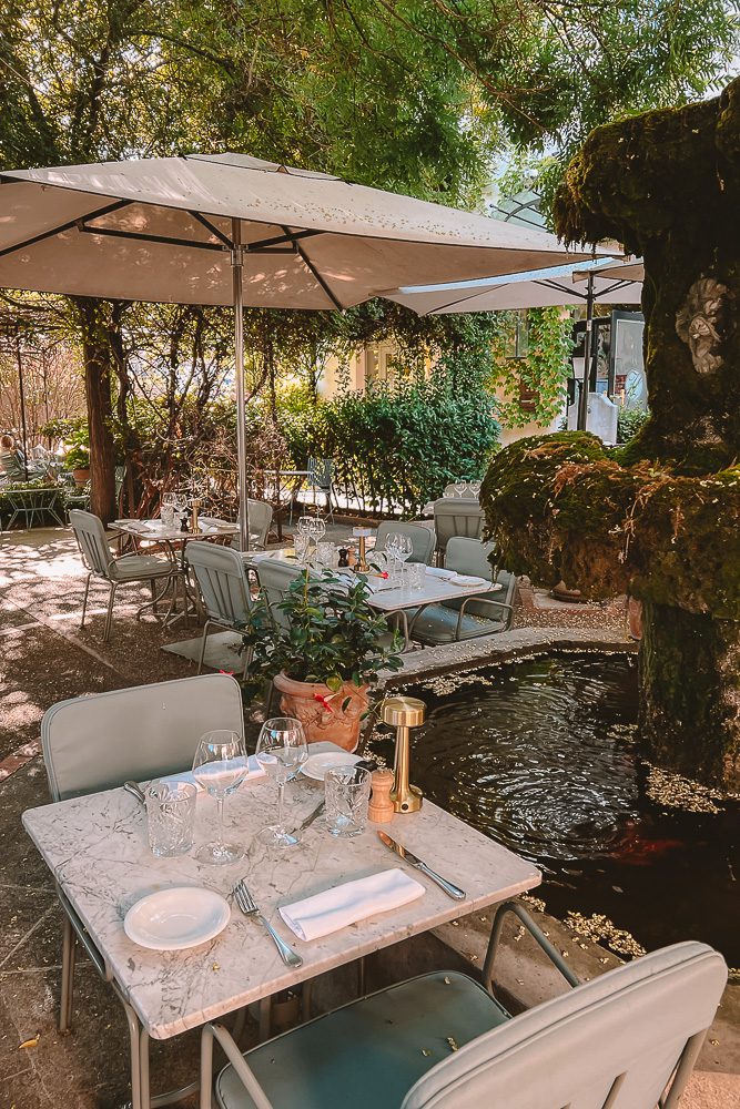 Provence Ultimate Itinerary, Isle-sur-la-Sorgue restaurant Grand Hotel Henri, by Dancing the Earth