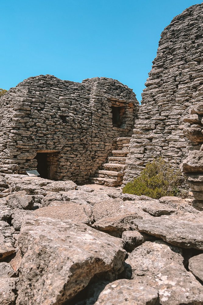 Provence villages, Borries drystones stairs, by Dancing the Earth