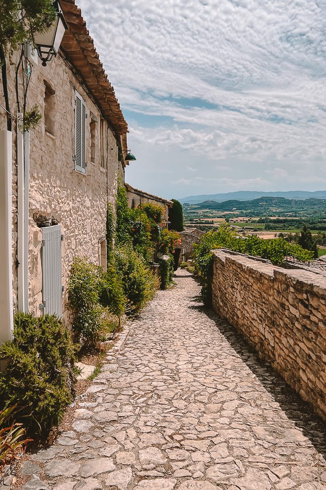 Provence villages, Joucas belvedere street, by Dancing the Earth