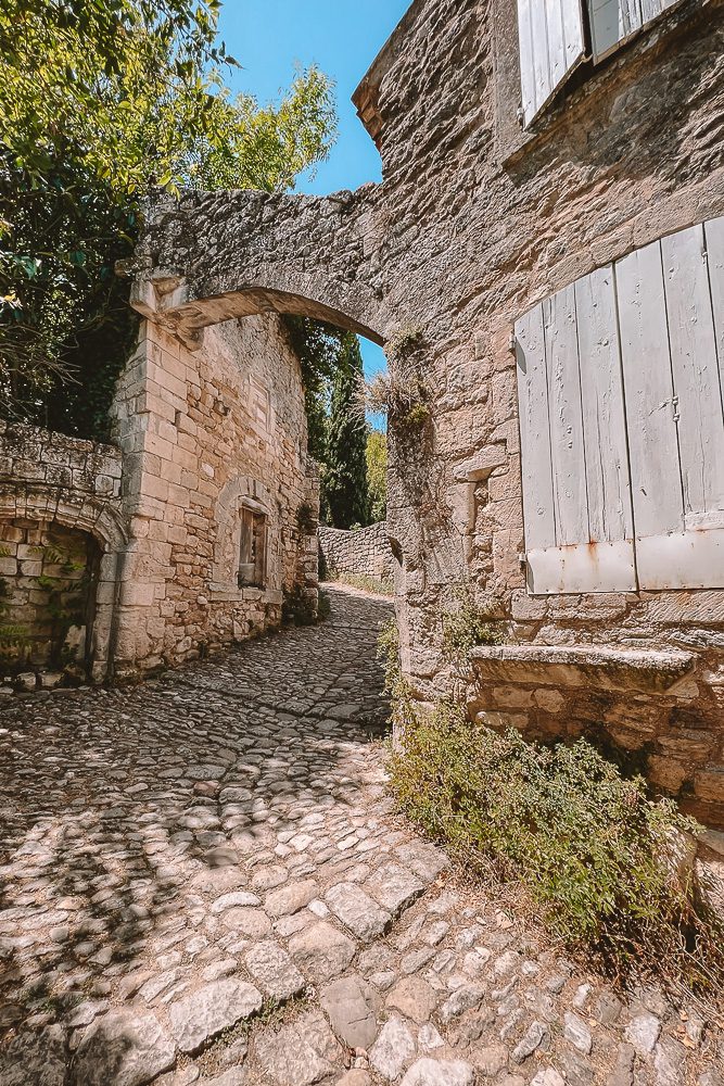 Provence villages, Oppède-le-vieux, cobblestone street, by Dancing the Earth