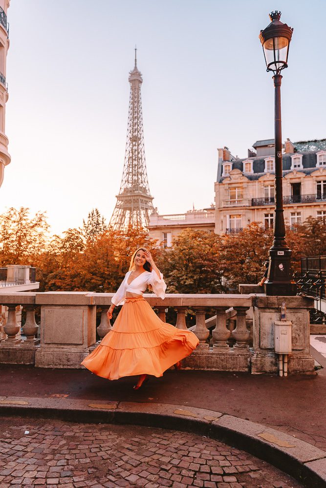 Autumn in Paris, Avenue de Camoens, by Dancing the Earth