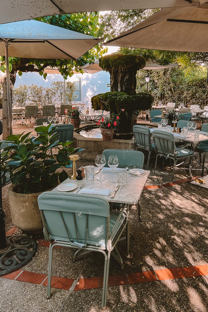 Le Petit Henri, terrace, by Dancing the Earth