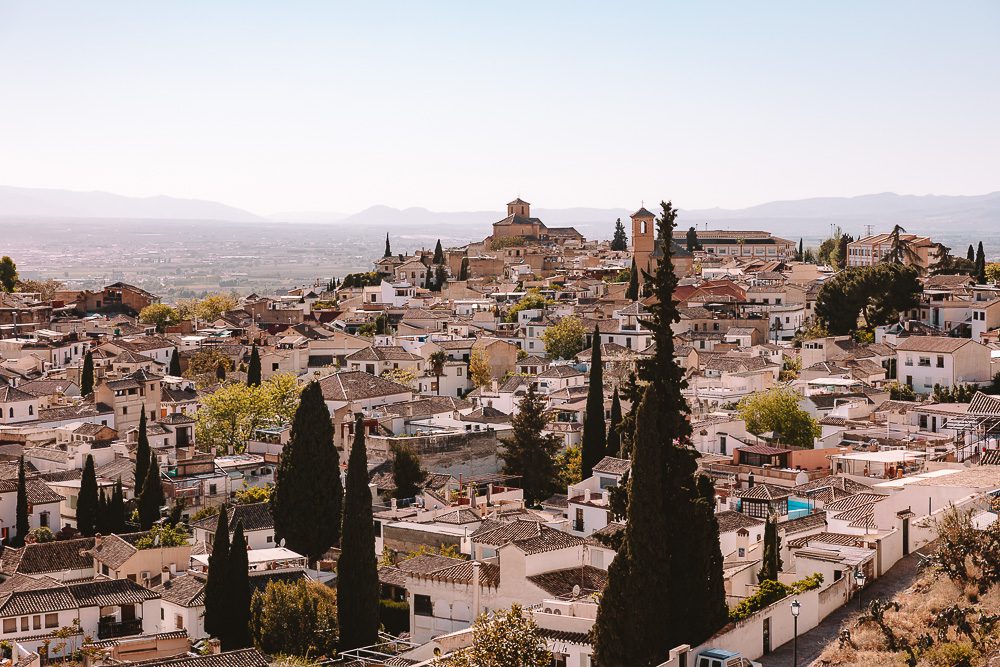 Granada Albaicin from Sacromonte, by Dancing the Earth