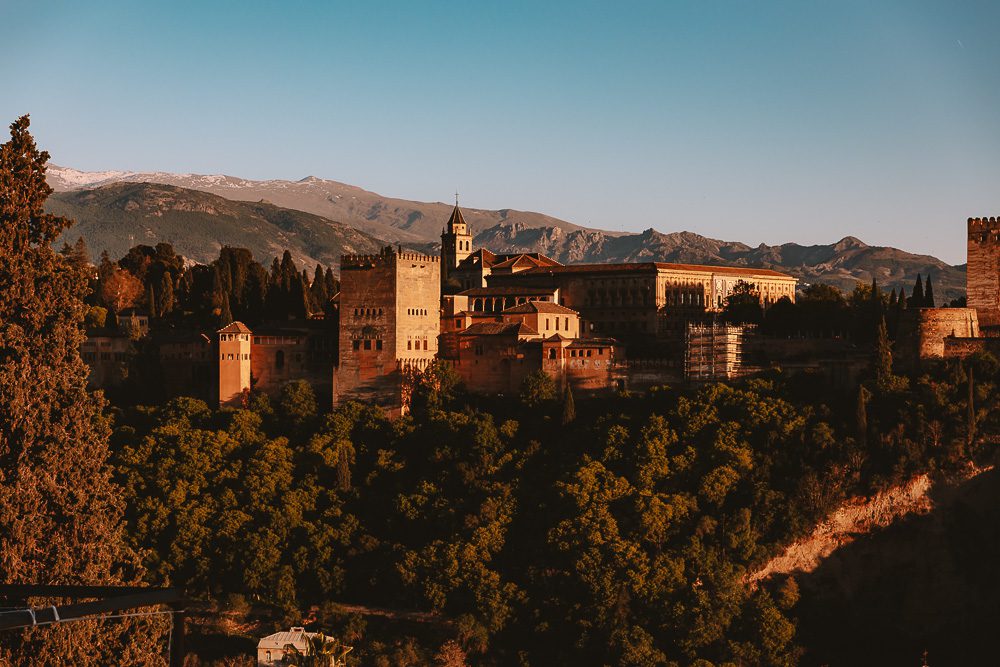 Granada weekend itinerary Alhambra from Mirador San Nicolas, by Dancing the Earth