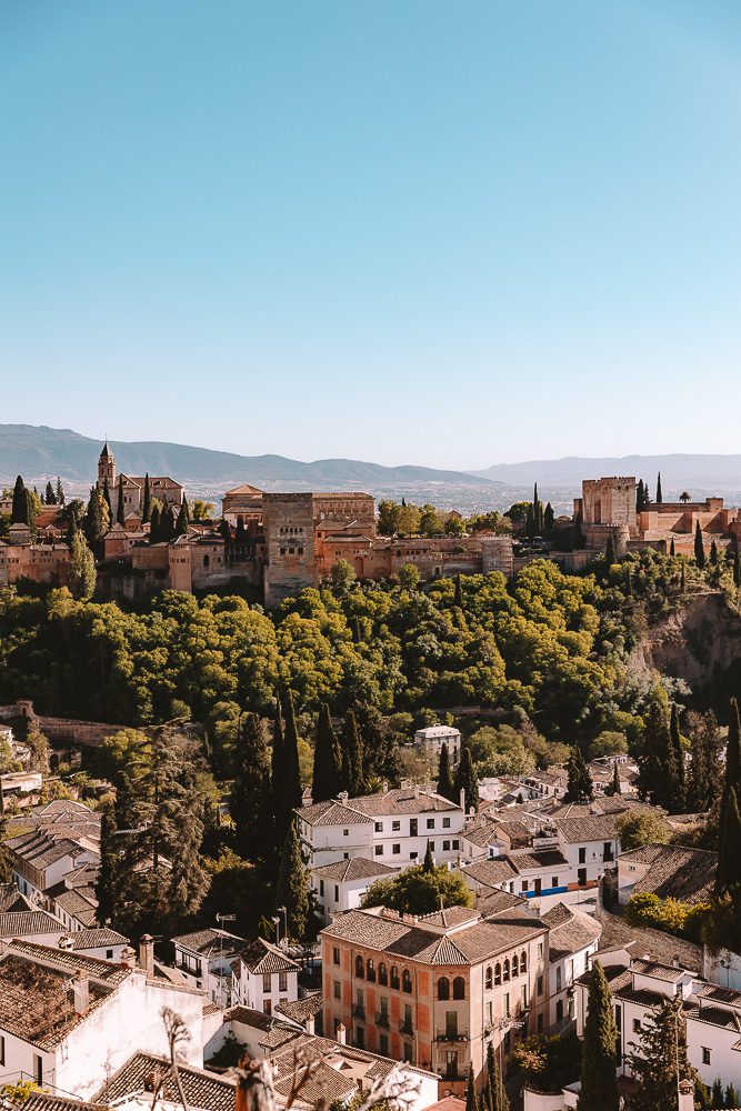 Granada weekend itinerary Alhambra from Sacromonte, BY Dancing the Earth