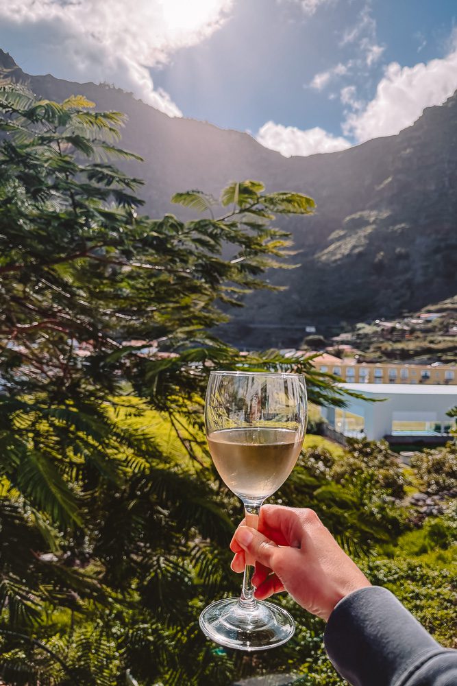 Agulo, restaurant La Vieja Escuela, Piedra Gorda wine, by Dancing the Earth