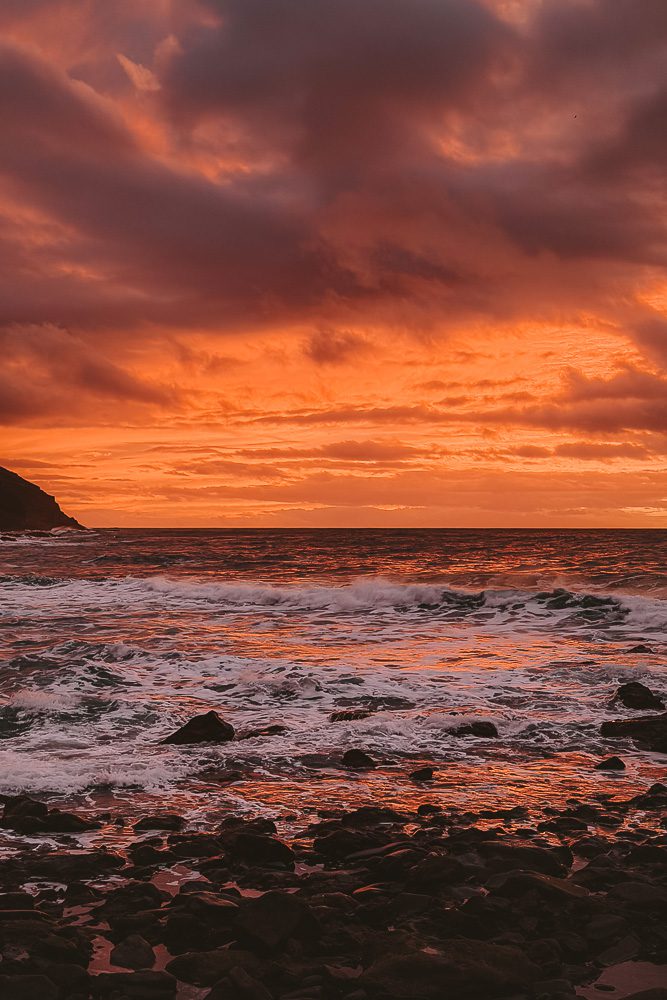 Alojera fire sunset, by Dancing the Earth