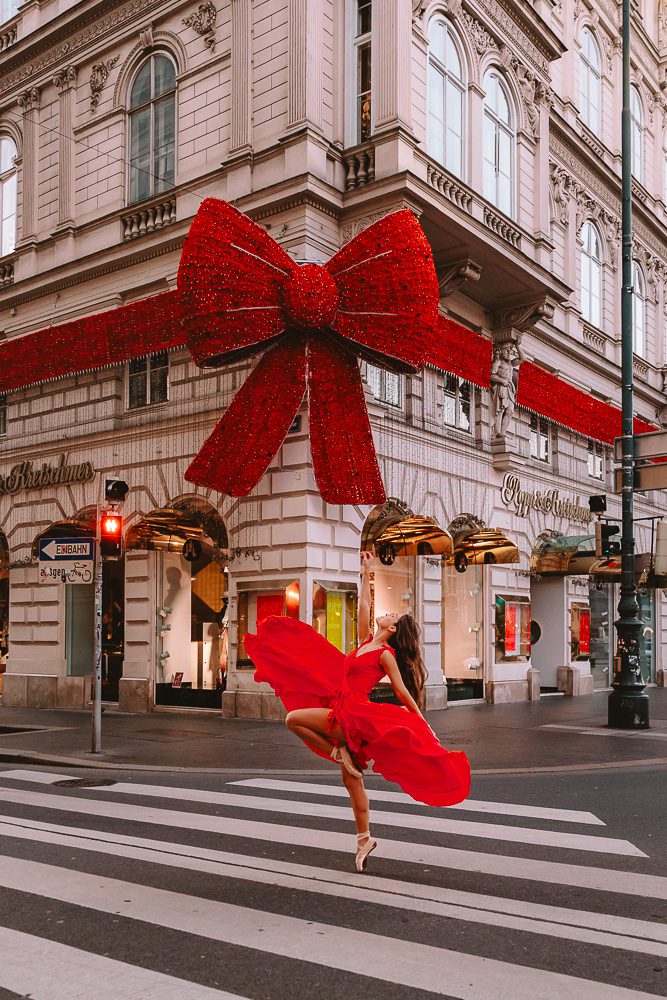 Vienna, Popp & Kretschmer Christmas bow, by Dancing the Earth