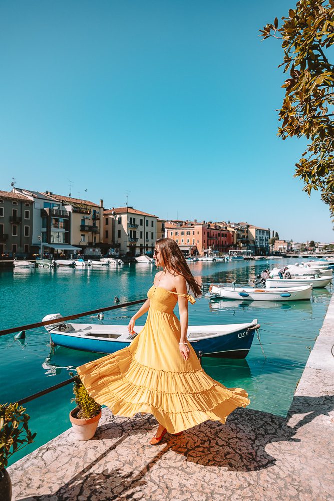 Peschiera del Garda, canal, by Dancing the Earth