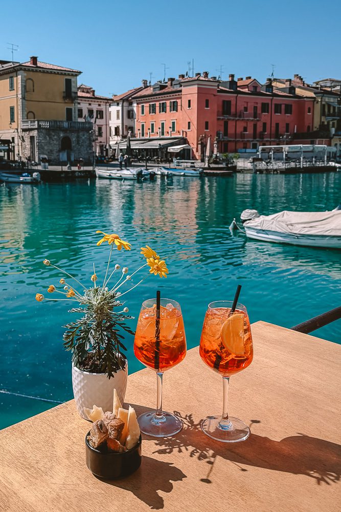 Peschiera del Garda, spritz, by Dancing the Earth