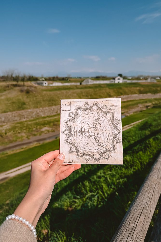 Venetian Fortresses, Palmanova map, by Dancing the Earth