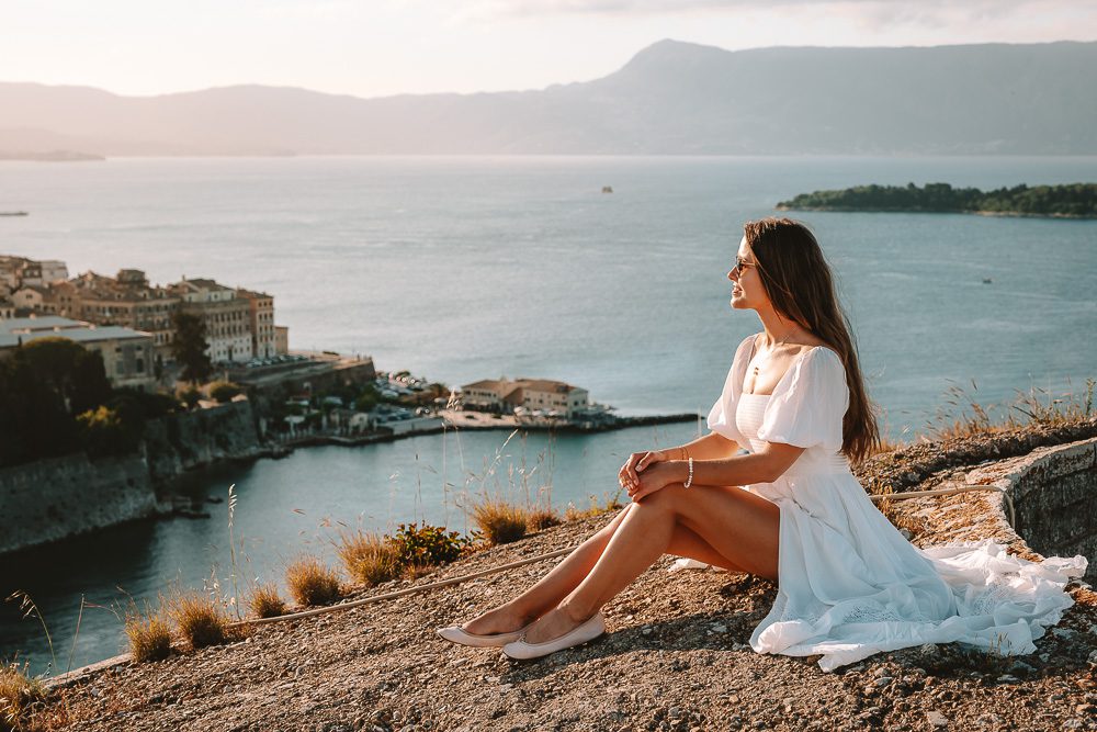 Corfu, Kerkyra Old Fort viewpoint, by Dancing the Earth