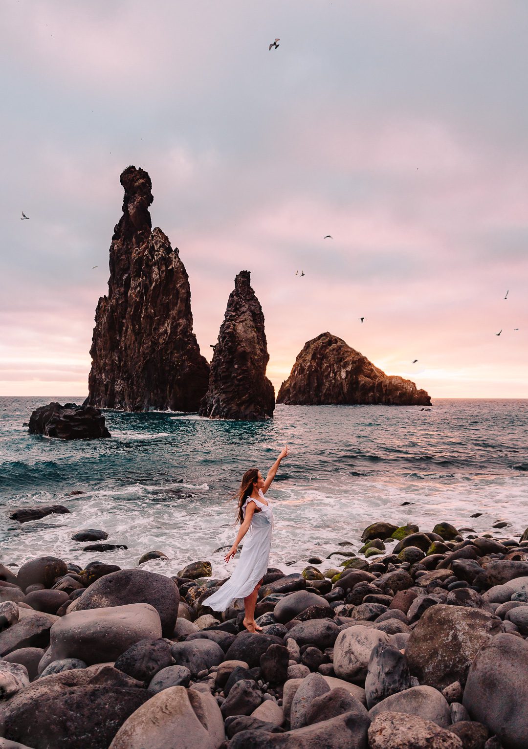 Madeira Ribeira da Janela at sunrise, by Dancing the Earth