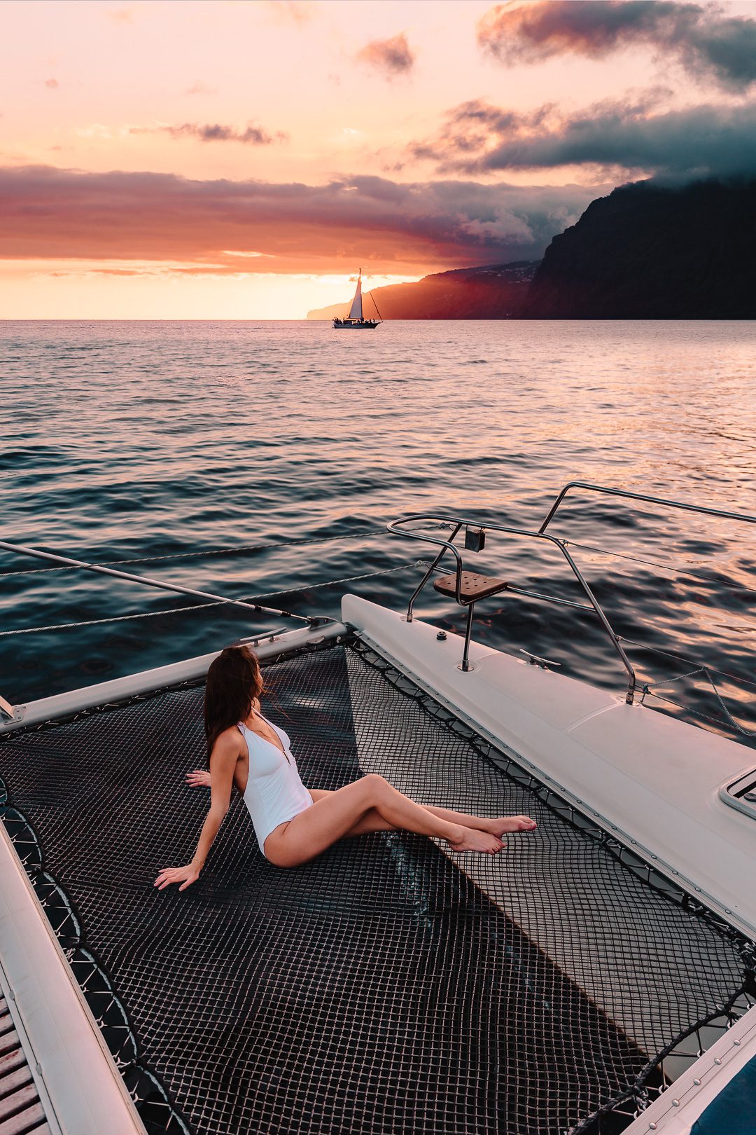 Madeira things to do, Funchal catamaran sunset tour, by Dancing the Earth